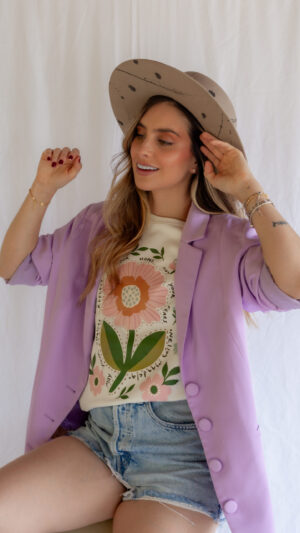 Camiseta Flor