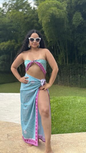 Pañoleta florecer