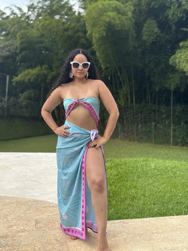 Pañoleta florecer